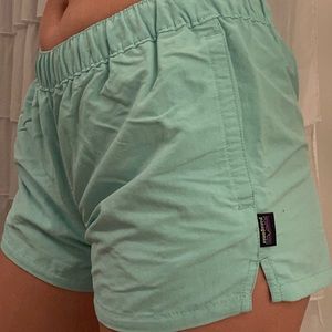 Light turquoise Patagonia shorts